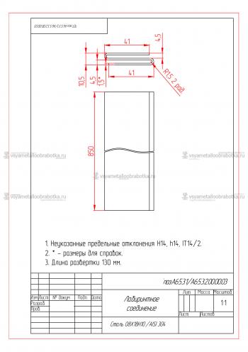 Запрос изготовления деталей - 12603