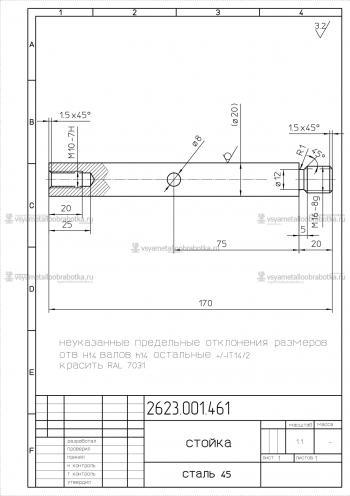 Изготовление деталей - 12834